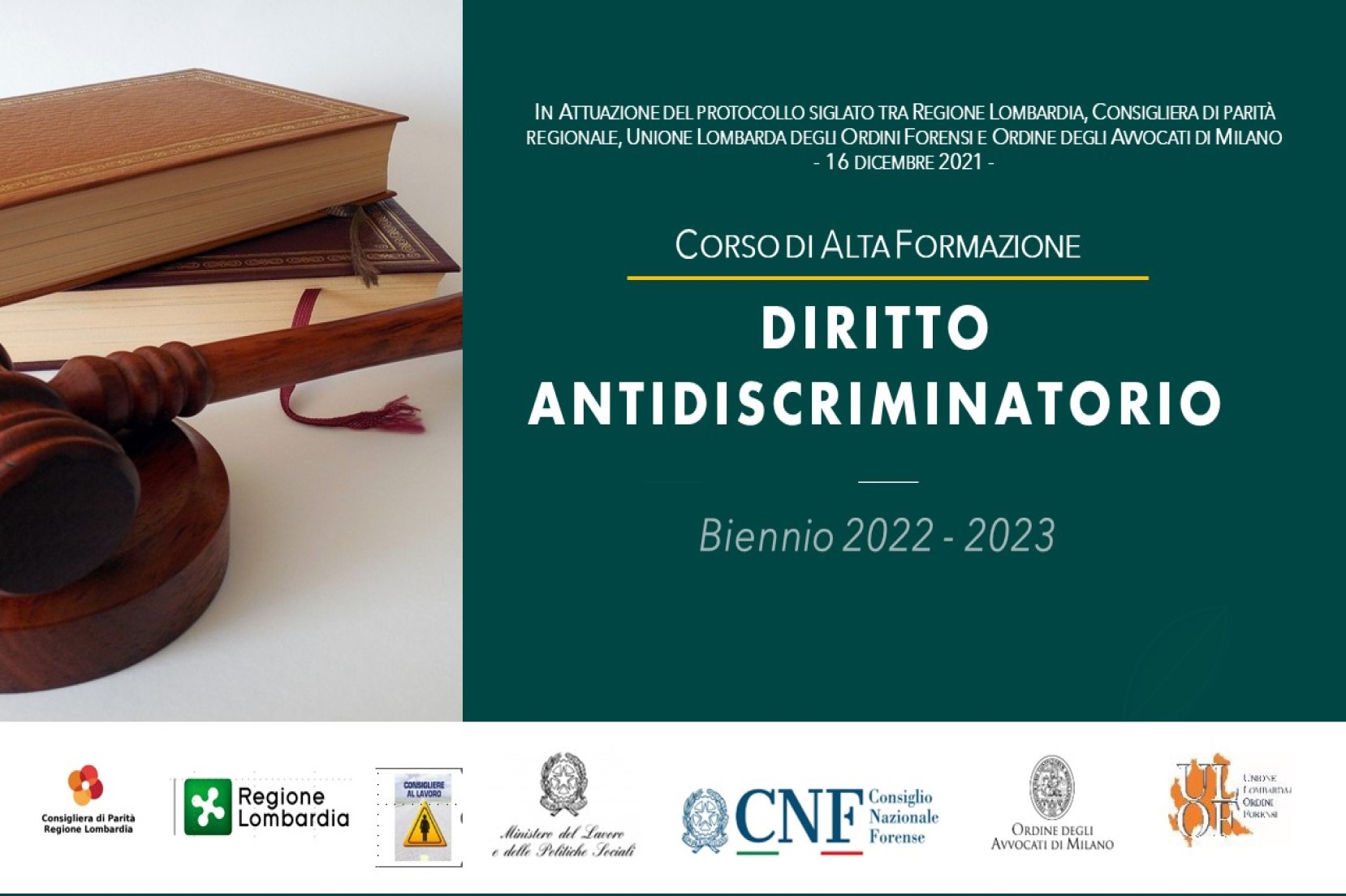 Immagine corsi alta formazione diritto antidiscriminatorio biennio 2022-2023