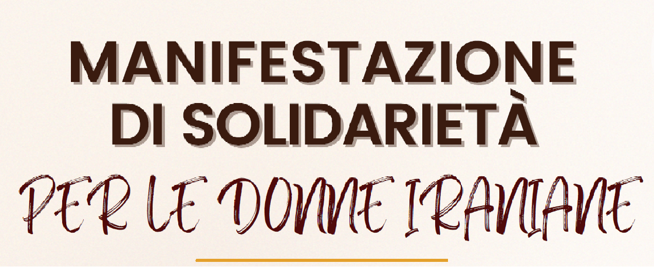 Immagine carosello manifestazione solidarietà donne iraniane