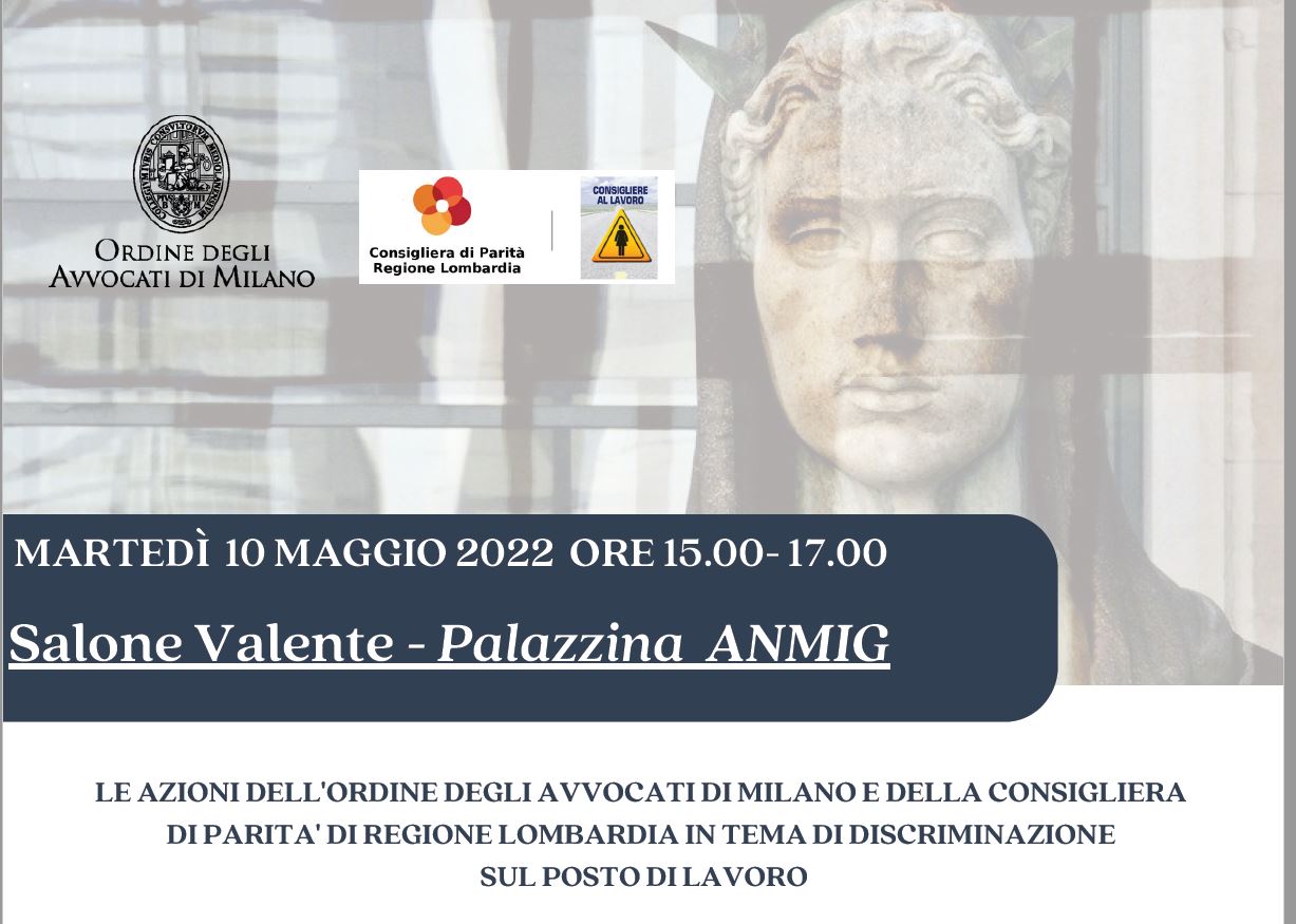 Immagine locandina evento del 10 maggio 2022